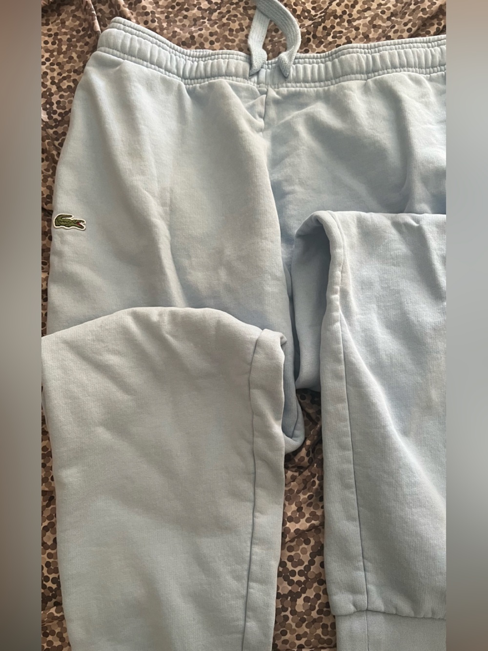 Lacoste Men’s Light Blue Cotton Jacket + Joggers with Crocodile Logo - Picture 4 of 6
